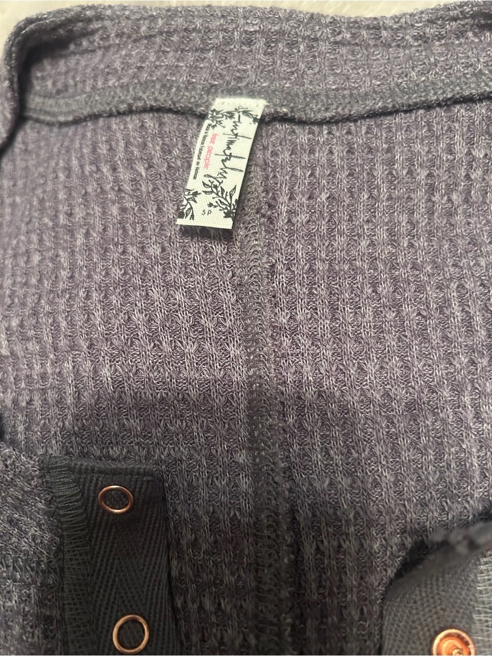 Free People Going Places Cardi size Small Dark Heather